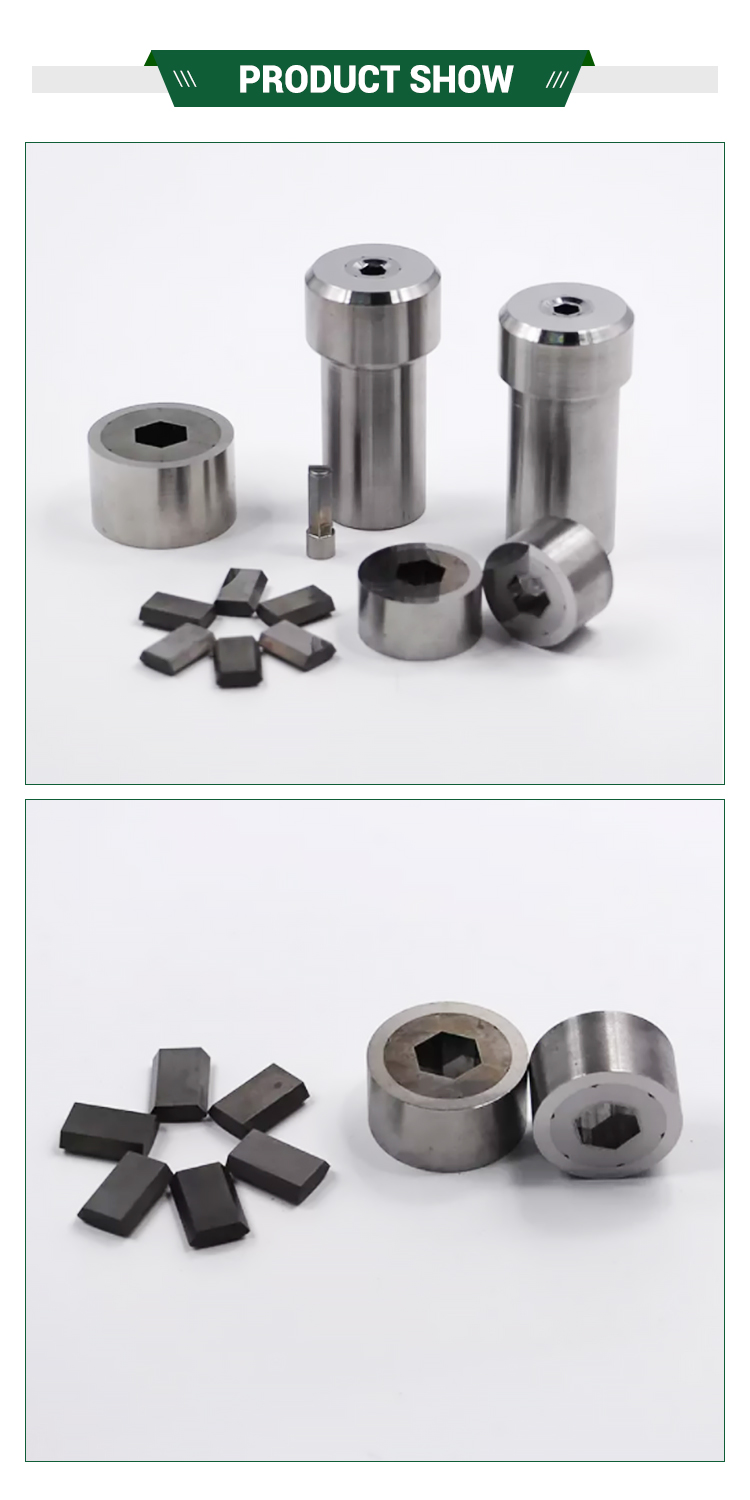 Segmented Hexagon Dies